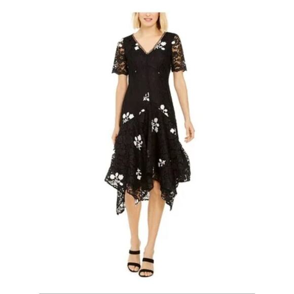 Taylor Dresses & Skirts - Black Lace Whimsigoth Witchy Goth Dark Romantic Fairy Grunge Sheer Size 10